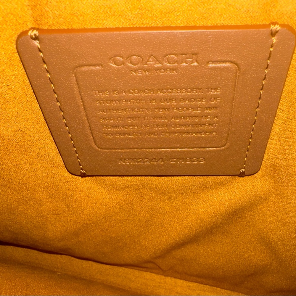 Coach Leather Strawberry Laptop Sleeve - Picture 3 of 5